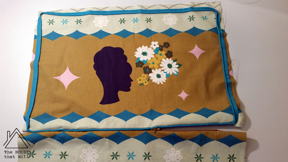 The House that Will | DIY Cushion Cover Throw Pillow with Piping Step-by-Step How to Sewing Tutorial 