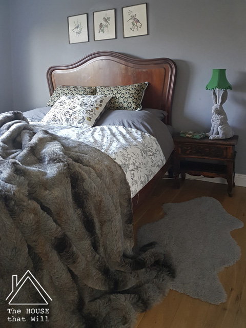 The House that Will | DIY Faux Fur Throw
