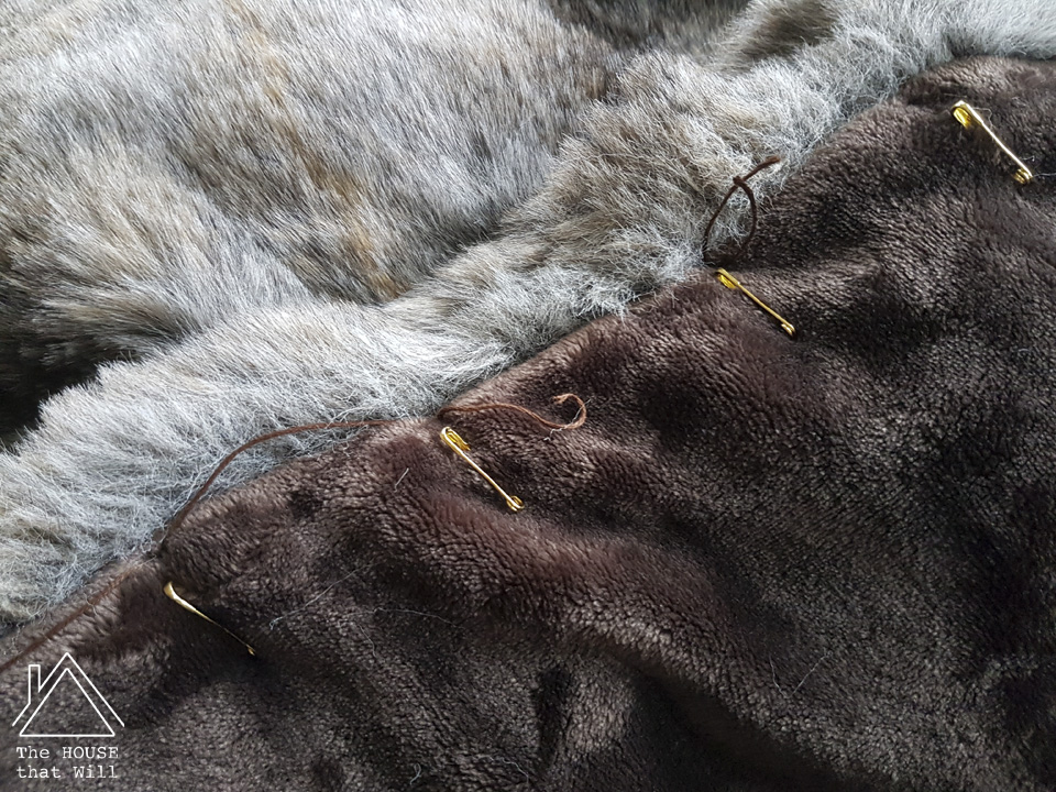 The House that Will | DIY Faux Fur Throw