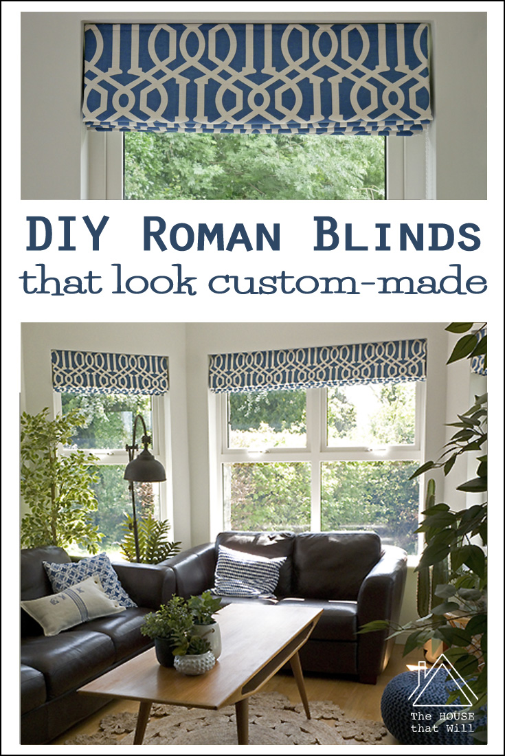 The House that Will | Step-by-step DIY Roman blinds that look custom made