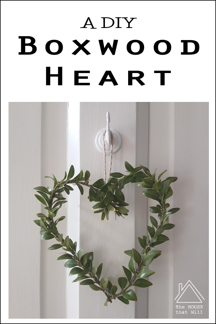 The House that Will | Boxwood Heart Valentine's Day Home Decor
