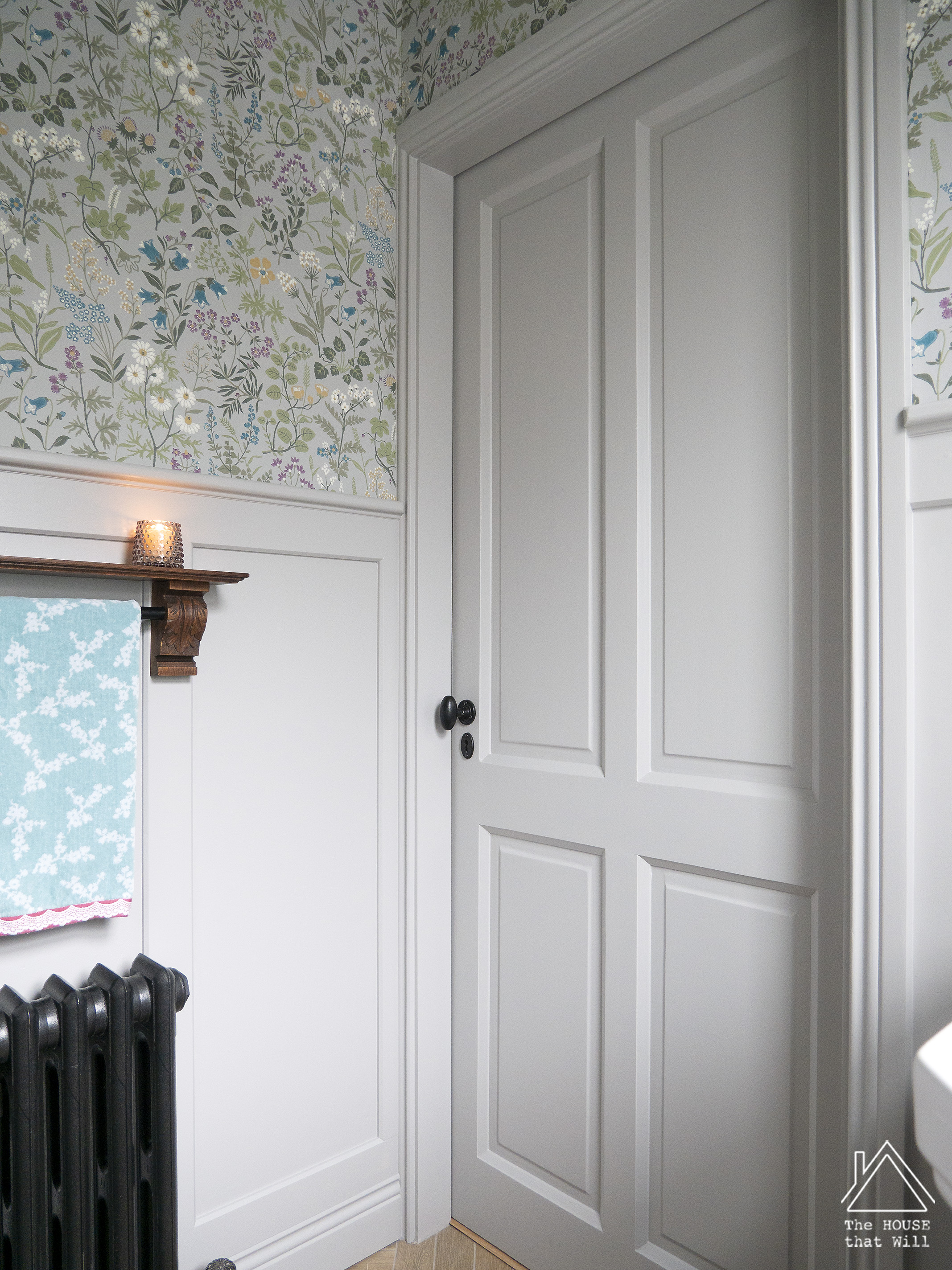The House that Will | Downstairs Loo Powder Room Half Bath Room Reveal (One Room Challenge)
