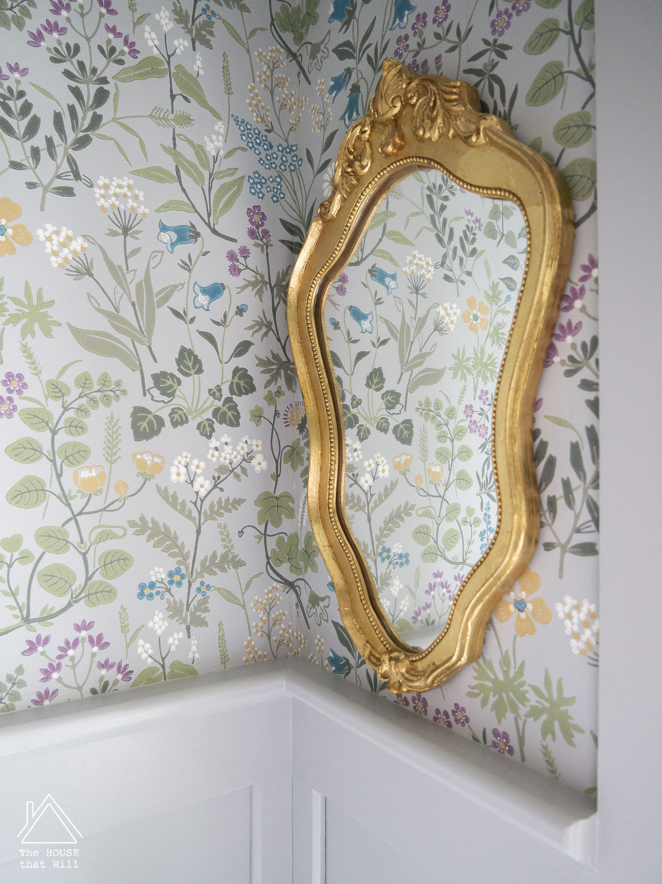 The House that Will | Downstairs Loo Powder Room Half Bath Room Reveal (One Room Challenge)