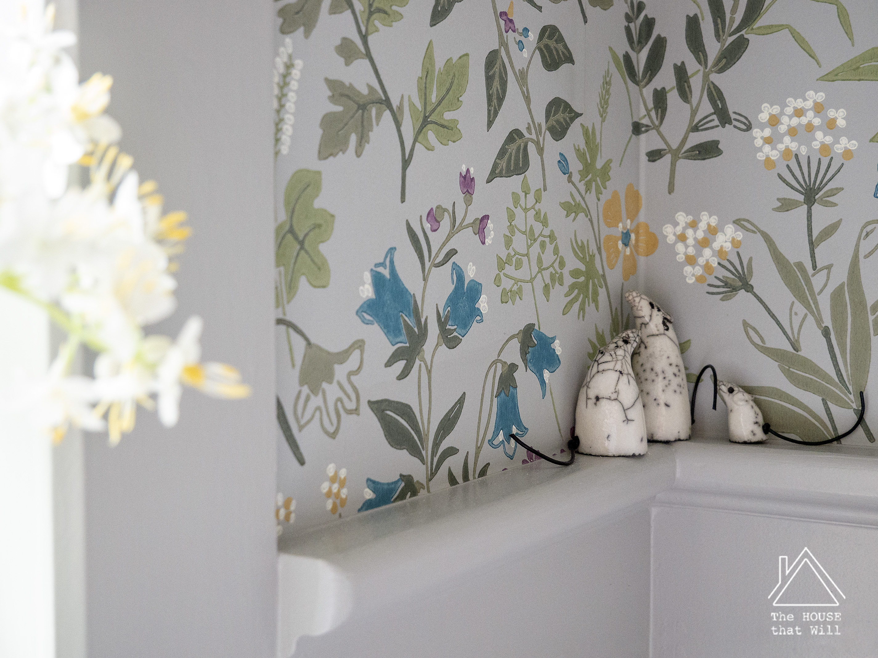The House that Will | Downstairs Loo Powder Room Half Bath Room Reveal (One Room Challenge)