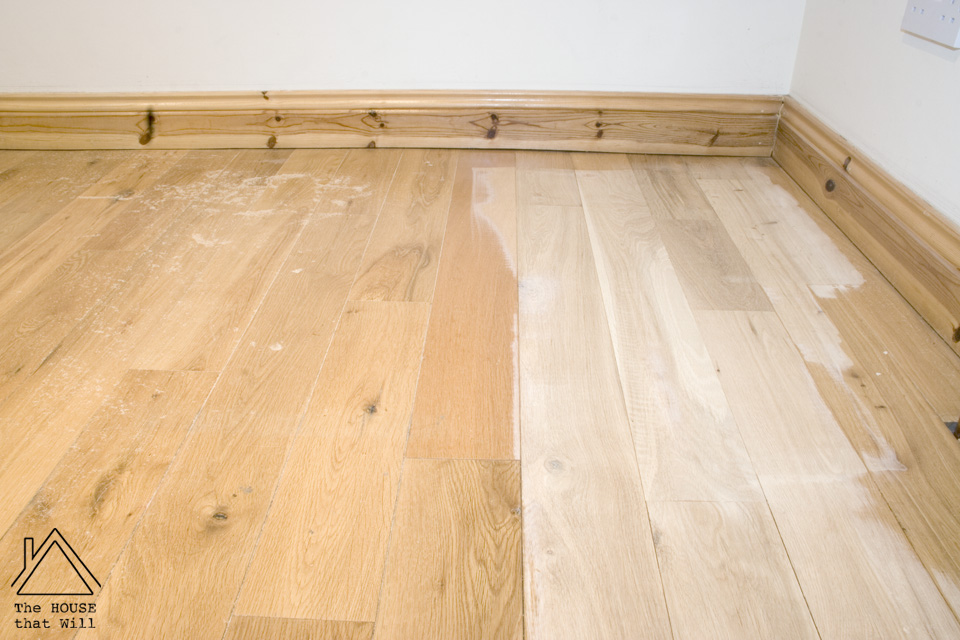 The House that Will | Refinishing a Solid Oak Hardwood Floor