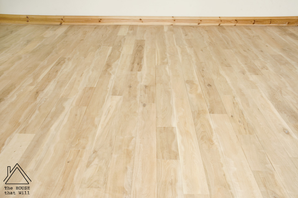 The House that Will | Refinishing a Solid Oak Hardwood Floor