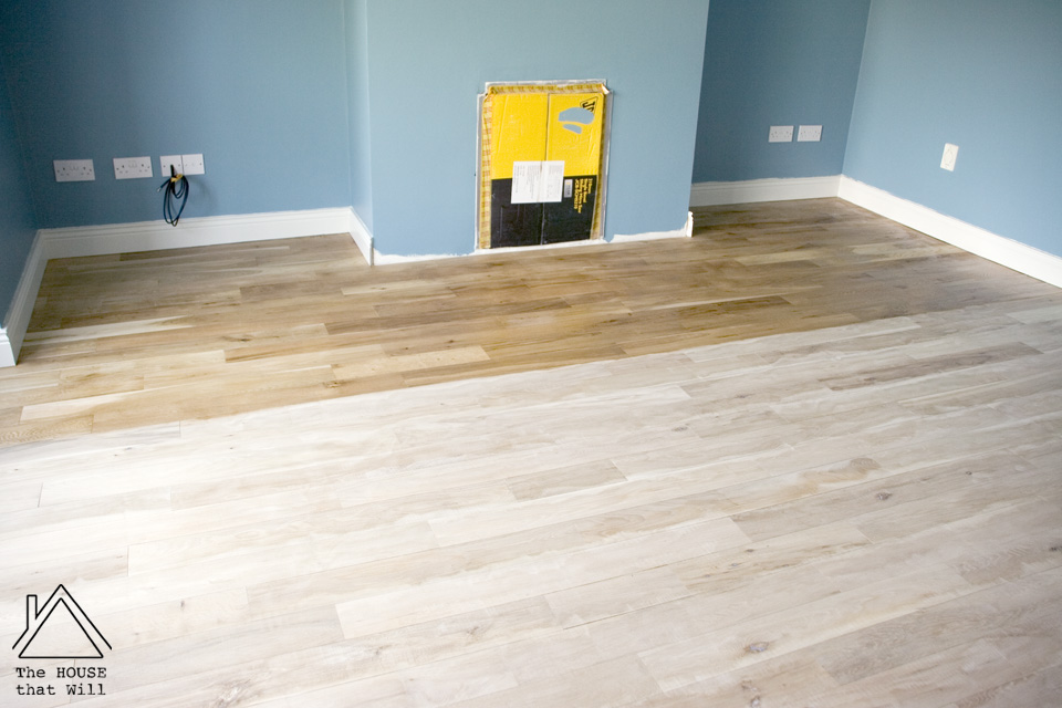 The House that Will | Refinishing a Solid Oak Hardwood Floor