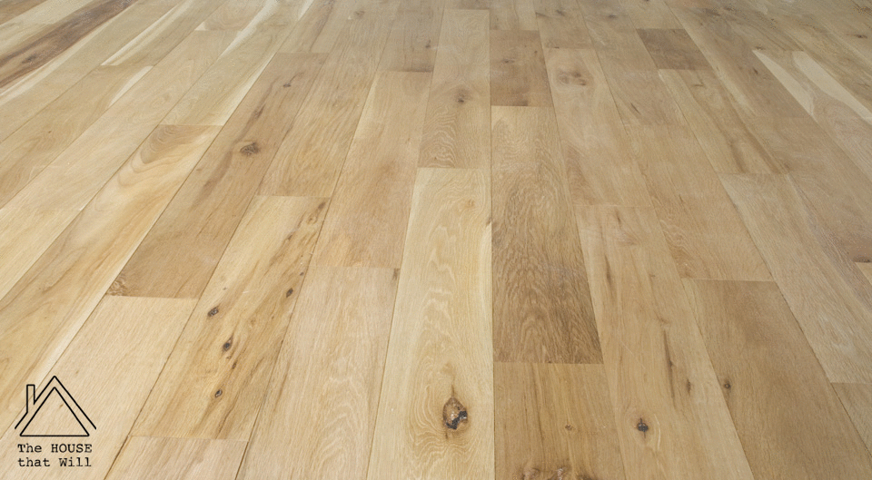 The House that Will | Refinishing a Solid Oak Hardwood Floor