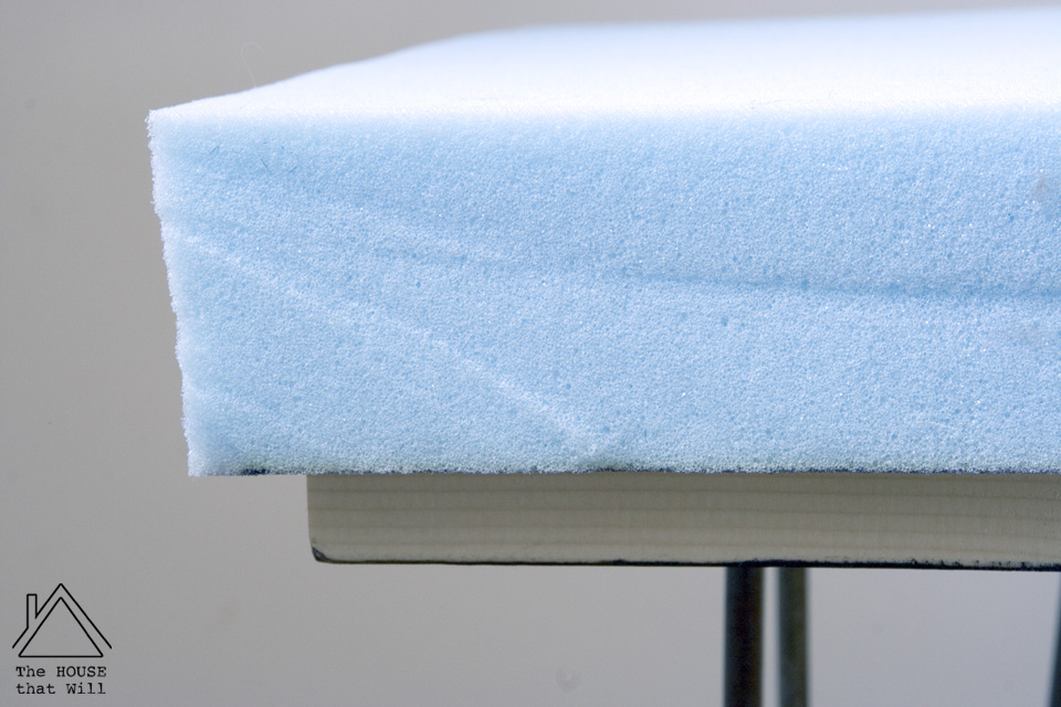 The House that Will | DIY Modern Faux Cow Hide Upholstered Bench Seat
