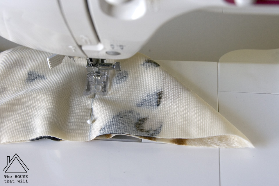 The House that Will | DIY Modern Faux Cow Hide Upholstered Bench Seat