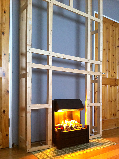The House that Will | DIY Working Fireplace Without a Chimney (electric fire)