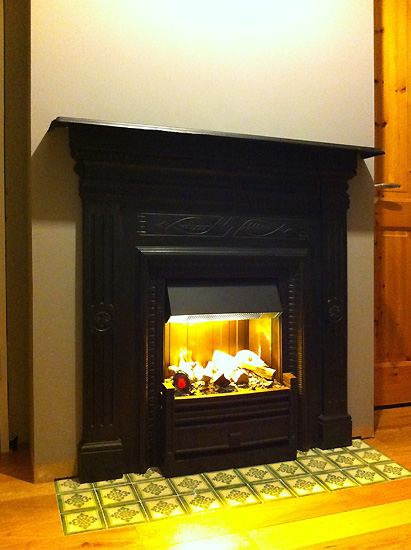 The House that Will | DIY Working Fireplace Without a Chimney (electric fire)