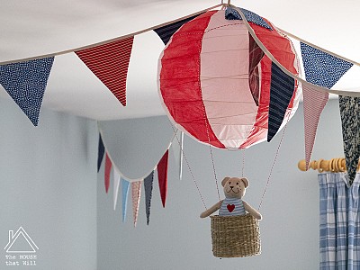 DIY Hot Air Balloon Lightshade