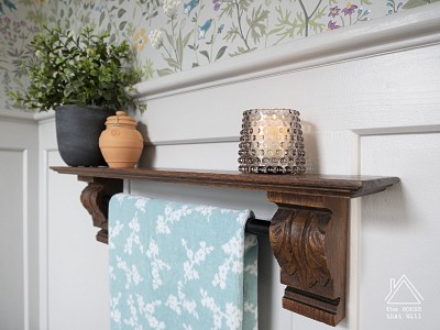 DIY Antique-Style Towel Rail