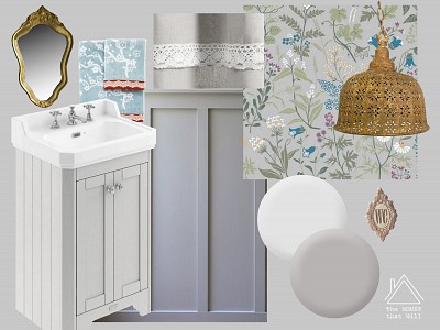 One Room Challenge: Downstairs Loo, Week 1