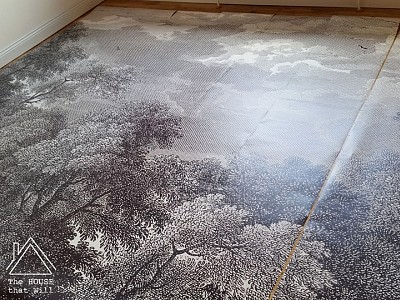 Hanging a Wallpaper Mural